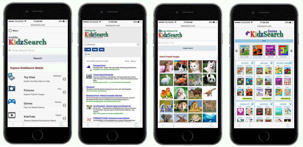 Filtering & Security Safe Search Kids