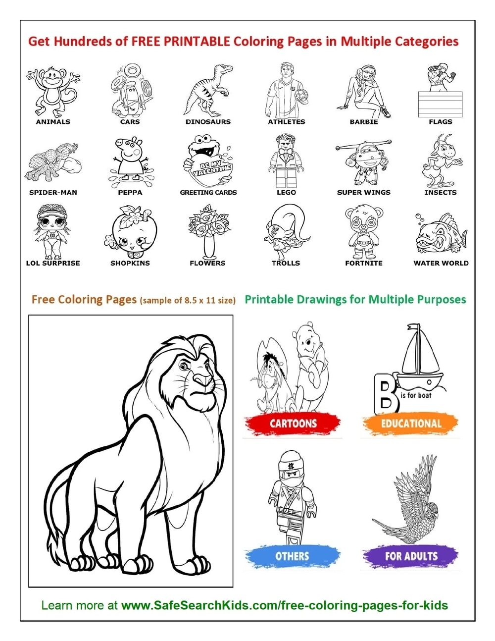 Free Coloring Pages for Kids