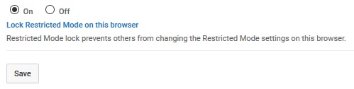 youtube restricted mode