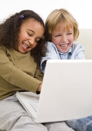 Kids Playing Online Virus Protection