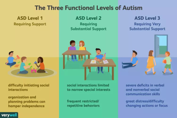 Three Functional Levels of Autism