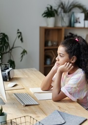 Student Studying Online