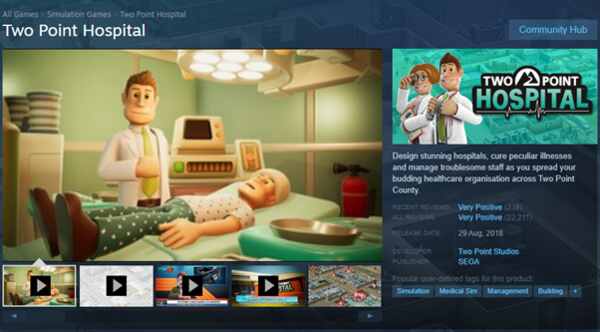 Two Point Hospital - Simulator Game 