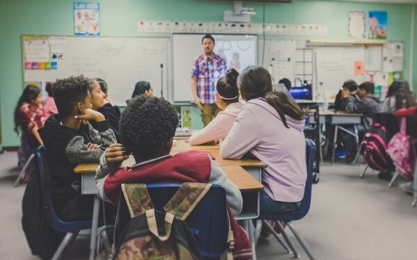 Teacher with Kids in Classroom