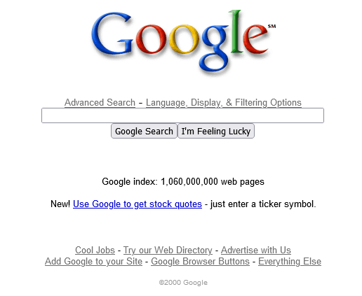 Google 2000