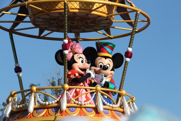 Mickey and Minnie, Disney World, Orlando, Florida