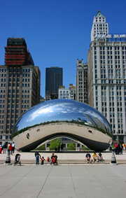 Millennium Park Cloud Gate in Chicago