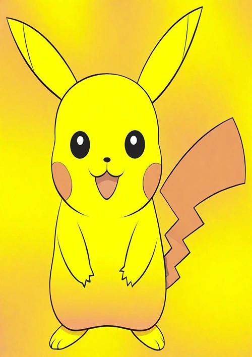 Pikachu drawing.