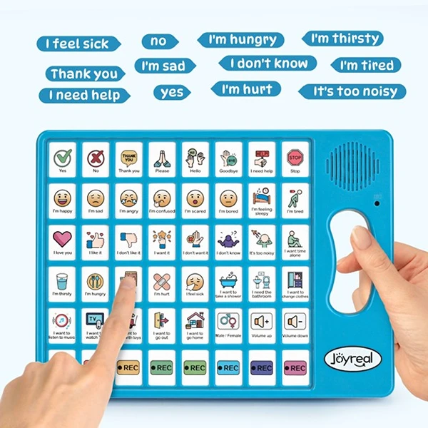 Screen shot demo of an AAC Communication Device