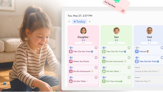 Family profiles on Cozyla Calendar